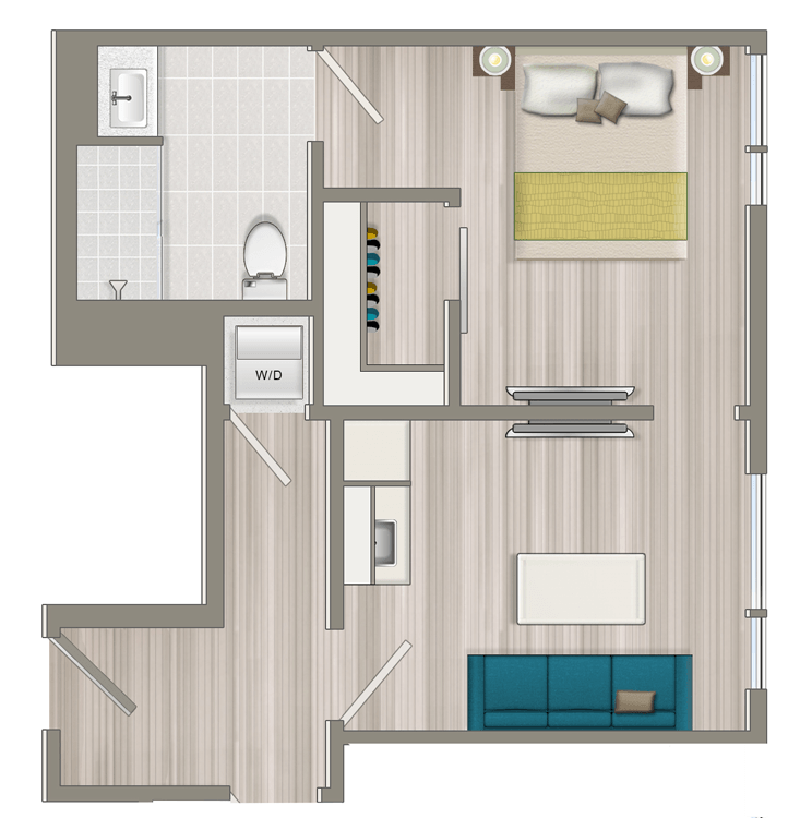 Suite A Floorplan